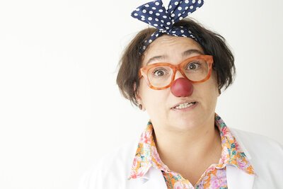 Clown: Dr. Berta Bittersüß